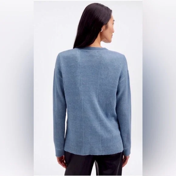 Madewell Ribbed Alpaca-Blend Crewneck Sweater - Picture 2 of 9